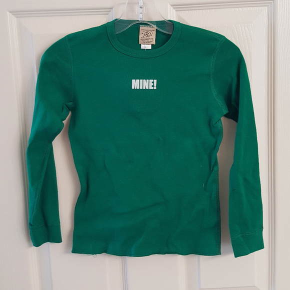 Youth TEE SHIRT MINE! NWT 6T Green Baby Wit Designer Kids Wear - Picture 1 of 2